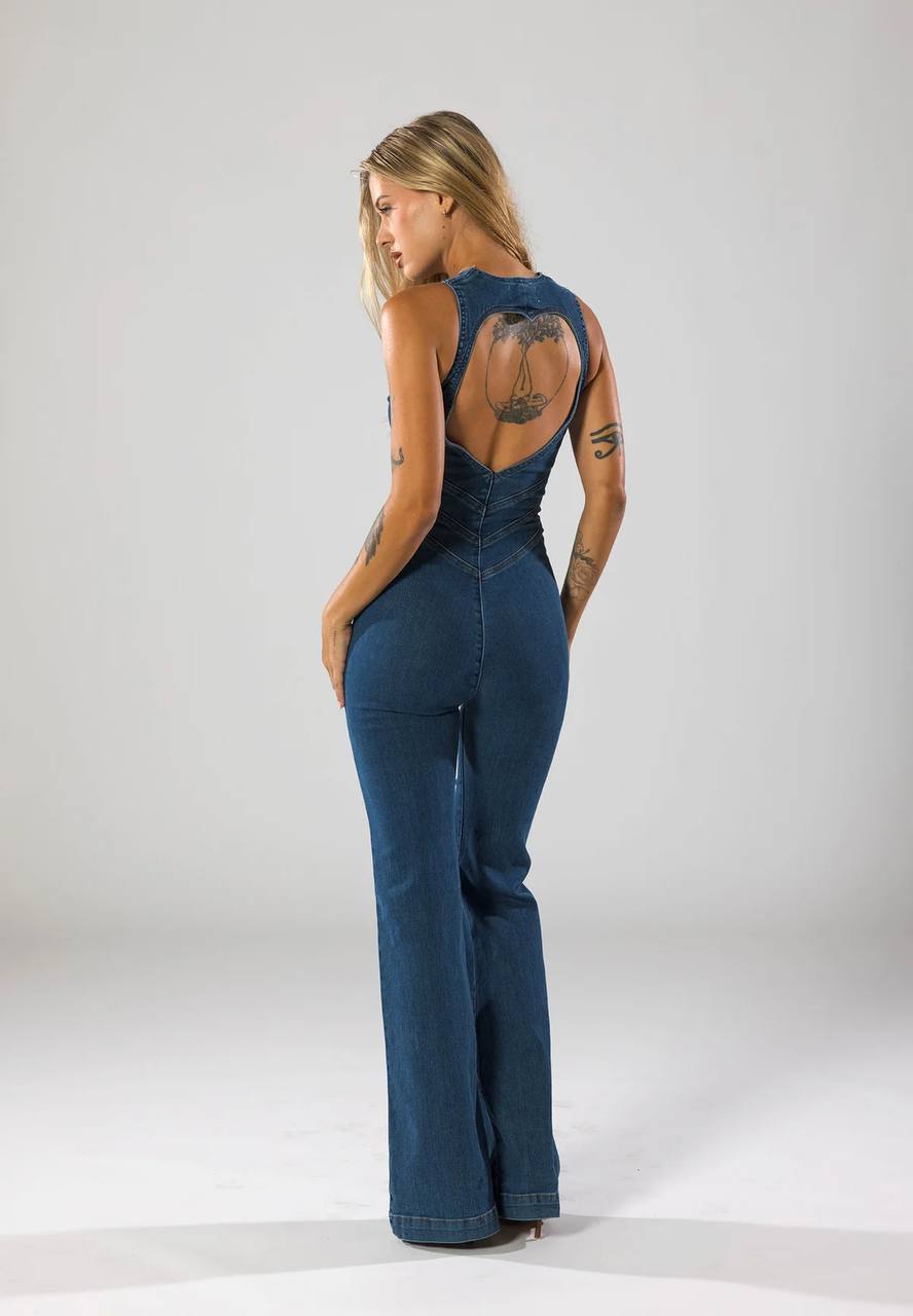KGM™  Denim Jumpsuit