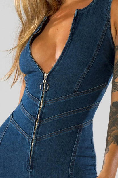 KGM™  Denim Jumpsuit